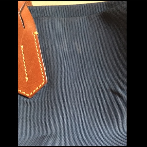 Dooney & Bourke Navy Nylon Shopper - Picture 9 of 9
